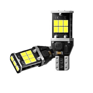 Диодна крушка (LED крушка) 12V, W16W, W2.1x9.5d, 2 бр