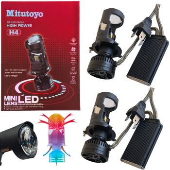 Диодна крушка (LED крушка) 12V, H4, P43T, блистер 2бр