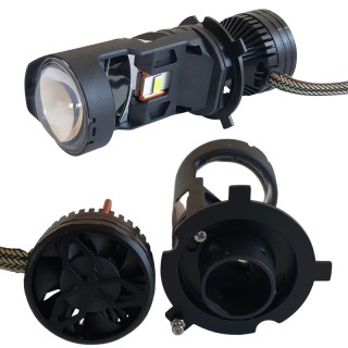 Диодна крушка (LED крушка) 12V, H4, P43T, блистер 2бр