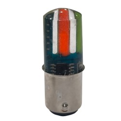 Диодна крушка (LED крушка) 12V, P21/5W, BAY15d - RGB