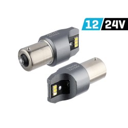 Диодна крушка (LED крушка) 12/24V, P21W, BA15s, блистер 2 бр.