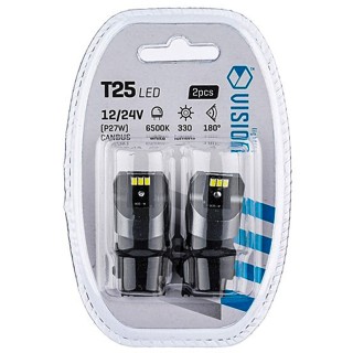 Диодна крушка (LED крушка) 12V , P27W, 27W, W2.5x16d Canbus