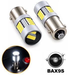 Диодна крушка (LED крушка) 12V, H6W, BAX9s