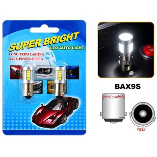 Диодна крушка (LED крушка) 12V, H6W, BAX9s