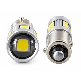 Диодна крушка (LED крушка) 12V, H6W, BAX9s