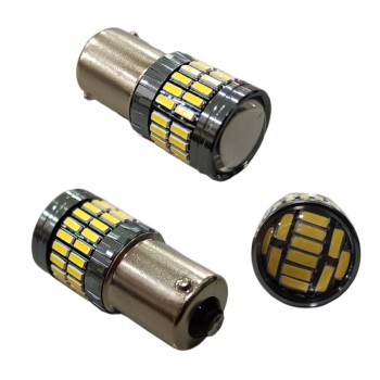 Диодна крушка (LED крушка) 12V, P21W, BA15s, блистер 2 бр.