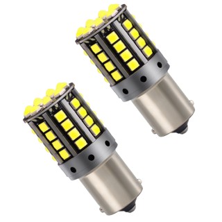 Диодна крушка (LED крушка) 12V, P21W, BA15s, блистер 2 бр.