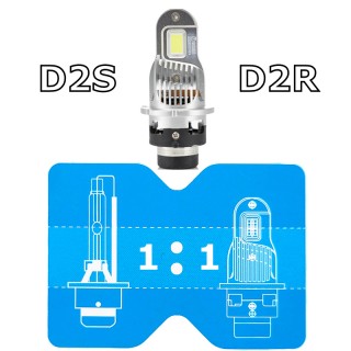 Диодна крушка LED крушка D2S, D2R, блистер 2бр.