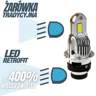 Диодна крушка LED крушка D2S, D2R, блистер 2бр.