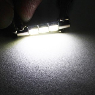 Диодна крушка (LED крушка) за плафони 12V, 3W, блистер 2 бр.