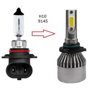 Диодна крушка (LED крушка) 12V 24V H10 9145