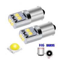 Диодна крушка (LED крушка) 12V, H6W, BAX9s
