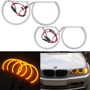 Ангелски очи Angel Eyes LED BMW E46 жълта светлина