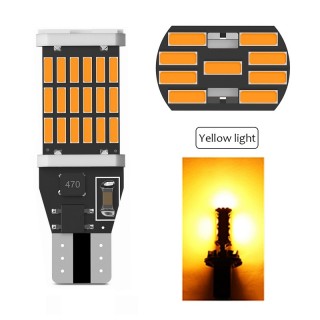 Диодна крушка (LED крушка) 12V, WY16W, 16W, оранжева светлина 1 брой