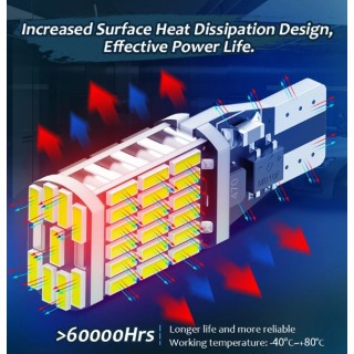 Диодна крушка (LED крушка) 12V, WY16W, 16W, оранжева светлина 1 брой