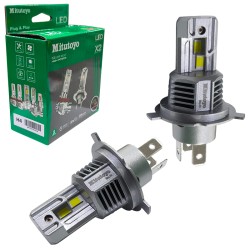 Диодна крушка (LED крушка) 12V, H4, P43T, блистер 2бр