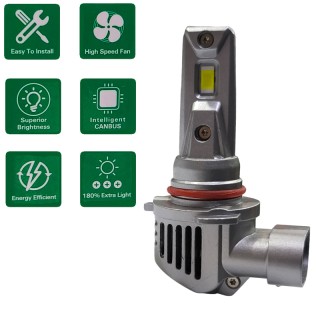 Диодна крушка (LED крушка) 12V, HB3 / 9005, P20d, блистер 2бр.