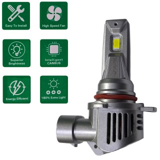 Диодна крушка (LED крушка) 12V, HIR2, 9012, PX22d, блистер 2бр.