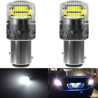 Диодна крушка (LED крушка) 12V, P21/5W, BAY15d, блистер 2 бр.