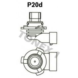 Диодна крушка (LED крушка) 12V, HB3 / 9005, P20d блистер 2 броя