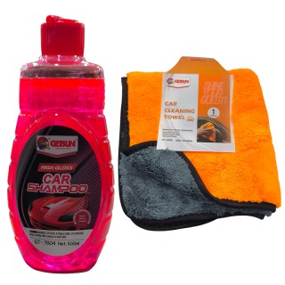 Комплект за почистване на кола Getsun – 6 части за интериор и екстериор