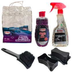 Комплект за почистване на гуми и джанти Getsun