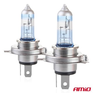 Крушка 12V, H4, 55/60W, P43T, блистер 2бр AMIO