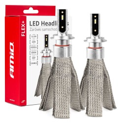 Диодна крушка (LED крушка) 12V 24V H7, блистер 2бр