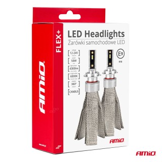 Диодна крушка (LED крушка) 12V 24V H7, блистер 2бр