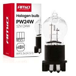 Крушка 12V, 24W, PW24W AMiO