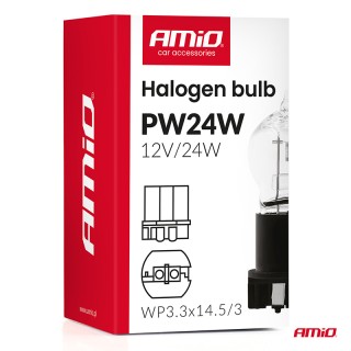 Крушка 12V, 24W, PW24W AMiO