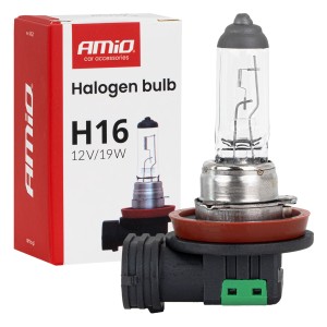 Крушка 12V, H16, 19W, PGJ19-3, 1 брой AMIO