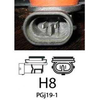 Диодна крушка (LED крушка) 12V, H8, PGJ19-1, блистер 2бр.
