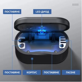 Пепелник за кола с осветление