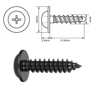 Винт метал 4 х 12.6 мм