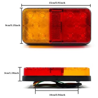 Диоден (LED) стоп за ремарке 1 бр 12V / 24V