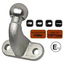 Топка за теглич с фланец 2 отвора 3500 кг