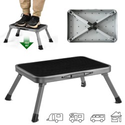 Метална сгъваема стъпенка за каравани, автомобили, гаража и дома