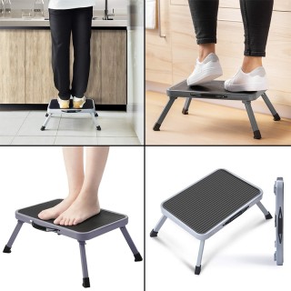 Метална сгъваема стъпенка за каравани, автомобили, гаража и дома