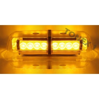 Аварийна сигнална LED лампа 12V / 24V оранжева