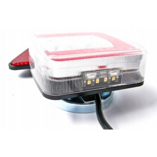 Диодни (LED) стопове за ремарке с магнитно закачане и окабеляване 12V / 24V