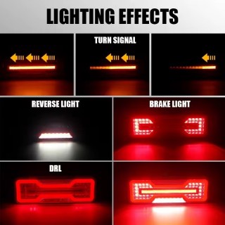 Диодни (LED) стопове за ремарке 2 бр 12V / 24V