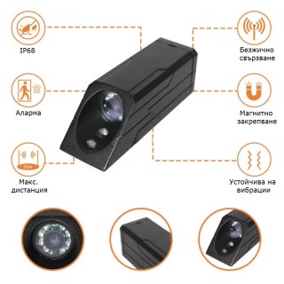 Безжична камера за мотокар със 7-инчов HD монитор