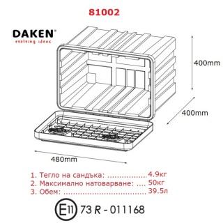 Кутия за инструменти за камион DAKEN