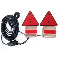 Диодни (LED) стопове за ремарке с магнитно закачане и окабеляване 12V