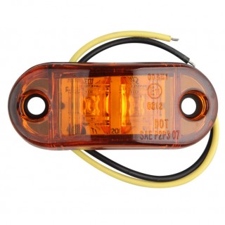 Диоден (LED) габарит оранжев 12V / 24V 2бр