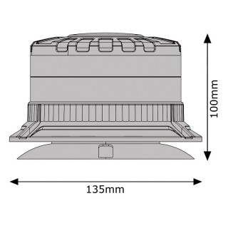 Сигнална лампа, аварийна, маяк, буркан 12V и 24V