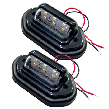 Диодно (LED) осветление за регистрационен номер универсално 12V 24V