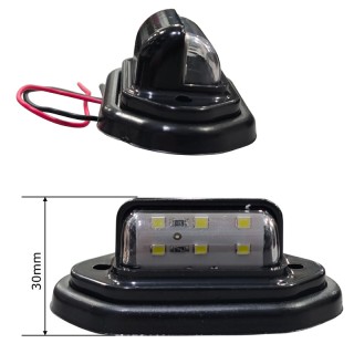 Диодно (LED) осветление за регистрационен номер универсално 12V 24V