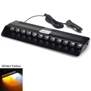 Аварийна сигнална LED лампа 12V блиц оранжева светлина